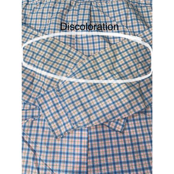 Ralph Lauren Button Down Shirts Mens XXL Blue Plaid Multi Long Sleeve “Read” - Picture 14 of 16